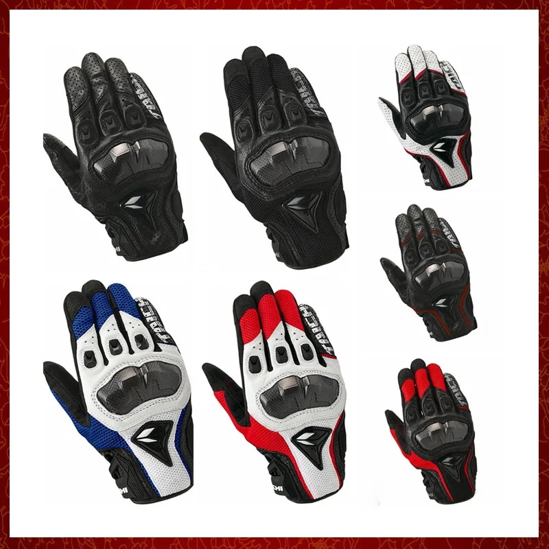 ST154 Spring Autumn Autumn Leather Hotercycle Handbes 391 390 Men Outdoor Motocross Motorbike Riding Guantes Moto