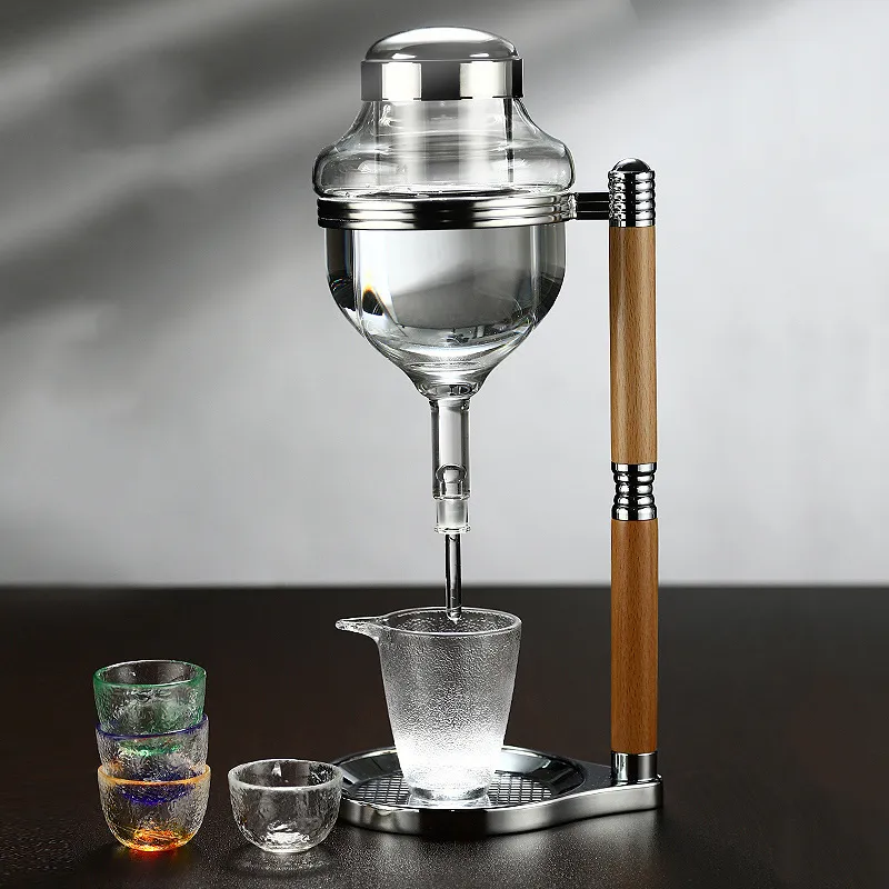 Porte-bouteilles de table Distributeur GIEMZA Japanesestyle Icecold Dropper Iced Sober Cooler Sake Jug Decanter Chilled Champagne 221110