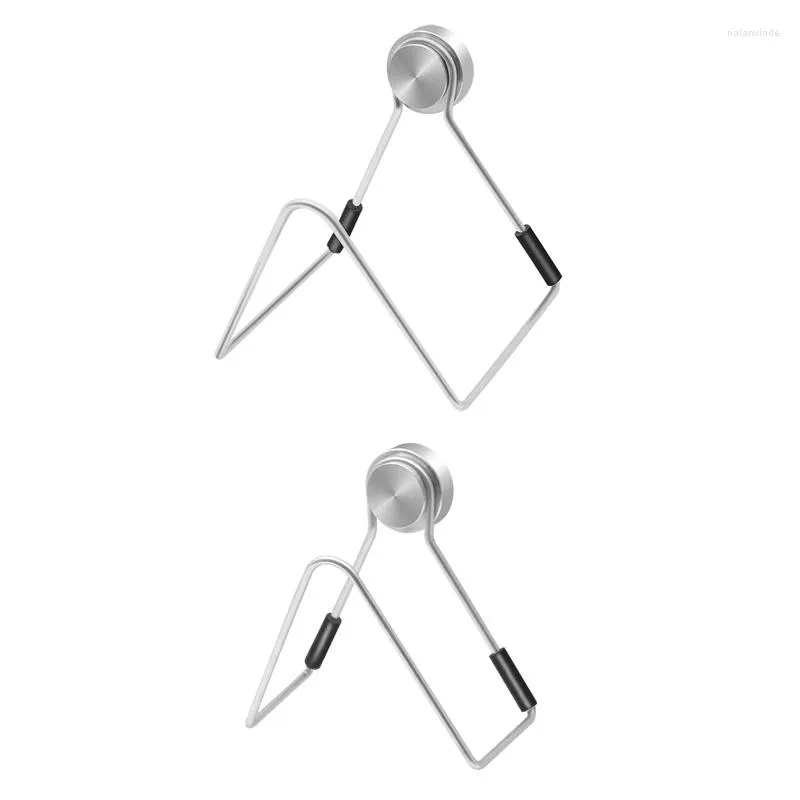 Hooks Magnetic Sponge Holder For Kitchen Sink Stainless Steel Drain Rack Detachable Cleaning Cloth Shelf Dish Drainer Drop