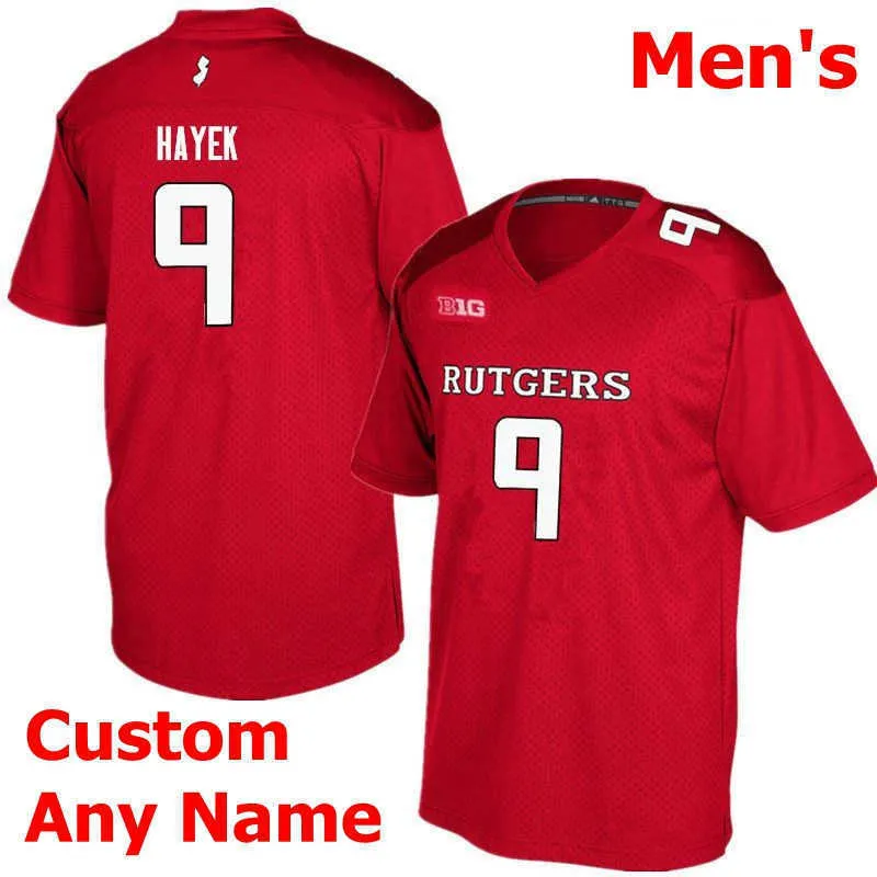 Fotboll NCAA Rutgers Scarlet Knights Football Jerseys Ray Rice Jersey Eric Legrand Anthony 75 Davis Raheem Blackshear Jerseys Custo