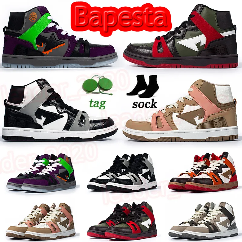 Fashion Bapesta 2023 Authentic Bapestas Running Shoes With Socks Baped ...