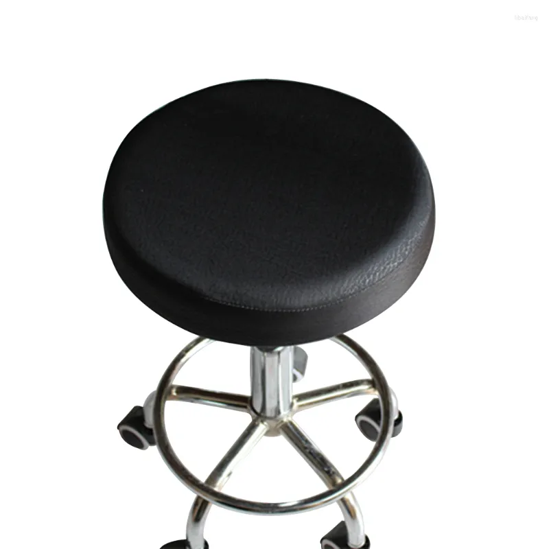 Couvercles de chaise couvercle de tabouret rond à coussin élastique coussin housse de bar à tabouret de bar à tabouret lavable extension de gaste-salle antiplastique