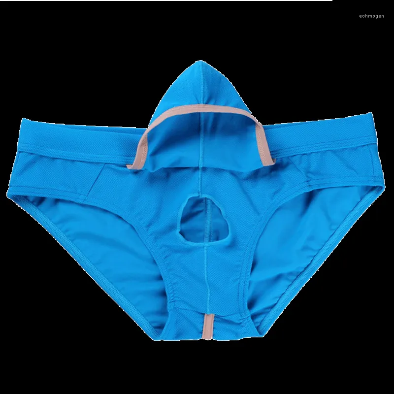 Underpants Penis Hole Underwear Men Sexy Mens Briefs Low Waist Open Pouch  Remove Cover Bag Spandex Panties S XXL WJ Brand From Echmogen, $22.9