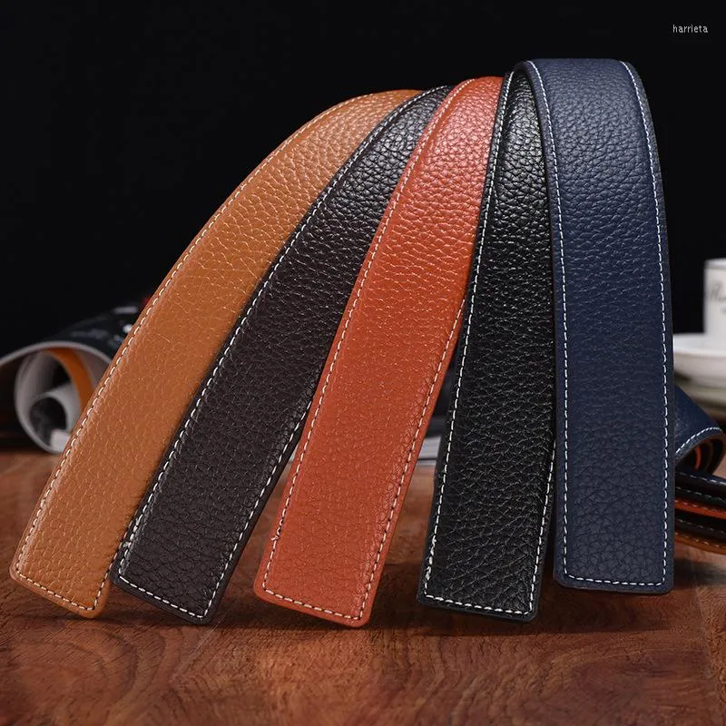 Belts H For Men High Quality Buckle Male Strap Genuine Leather Waistband Ceinture Homme No 3.8cm Belt
