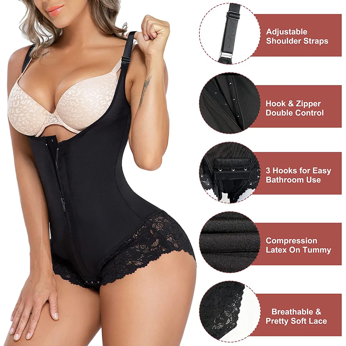 Latex Waist Trainer Postpartum Corset Reductive Girdle For Women, Belly  Slimming, Butt Lifter, Body Shaping, Zipper Bodysuit Fajas 221110 From  Nian06, $17.86