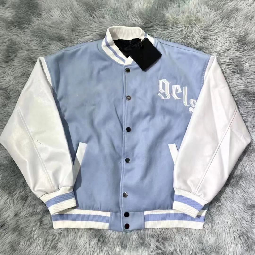 Baseball jas uniform jas met enkele borsten warme jassen koppels vrouwen mannen varsity bovenkleding heren designer kleding