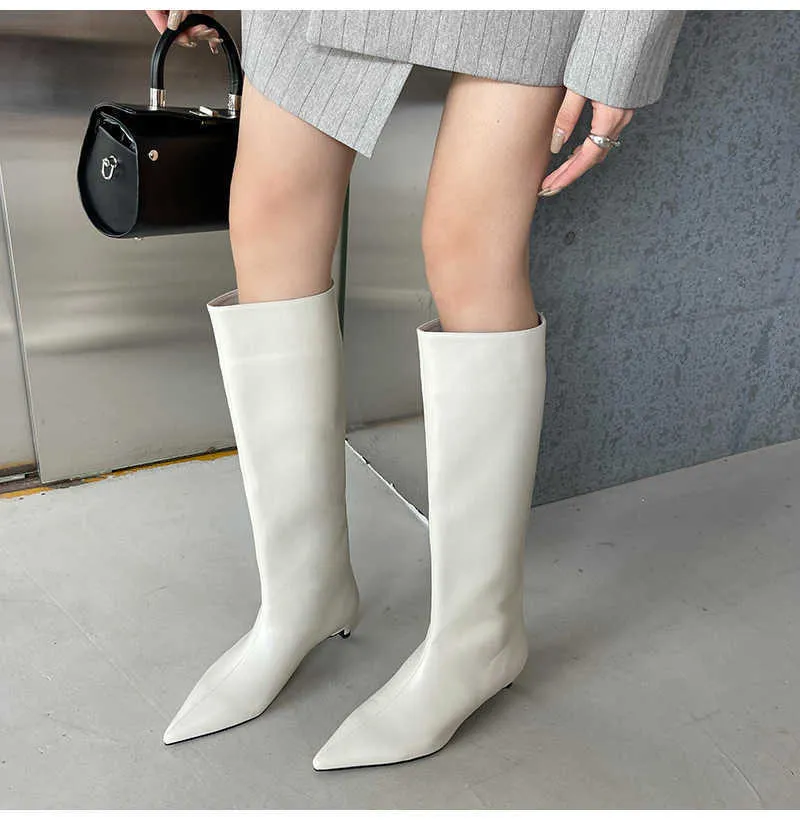 Sexy Lady Boots Women Shoes new Product Winter Simple Fashion широкая корейская версия заостренная рукав высокая мягкая кожа на каблуке коша