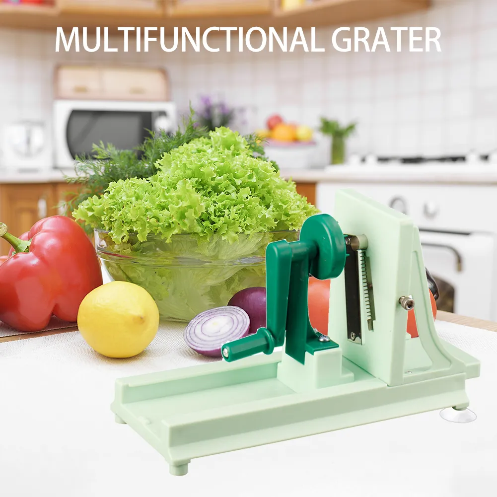 Multifunctional Manual Vegetable Spiral Slicer Chopper Slicer