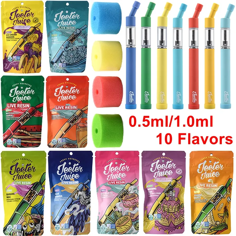 10 Flavors Jeeter Juice Disposable Vape Pen Empty Cartridges Starter