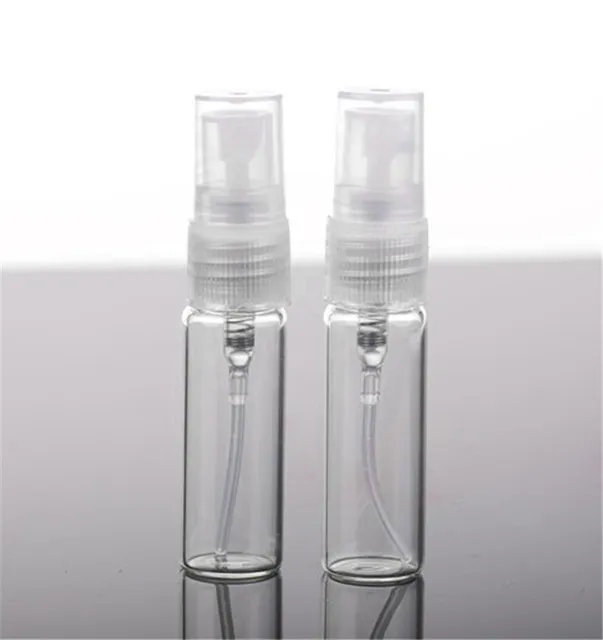 1000 pcs 5 ml Voyage Portable bouteille Rechargeable Vaporisateur Atomiseur Verre Vide Bouteille De Parfum par DHL