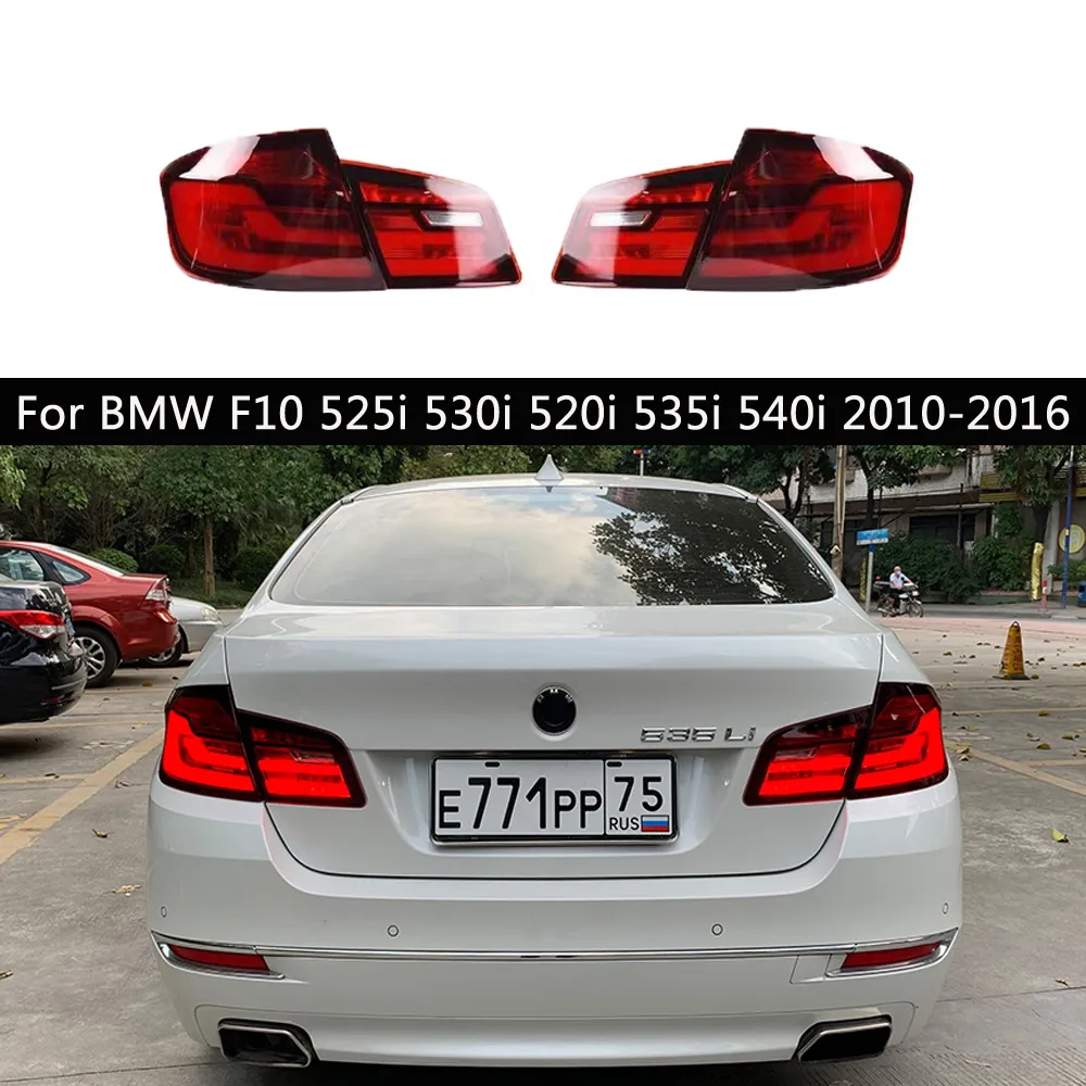 LED Rücklicht Auto Lichter Für BMW F10 525i 530i 520i 535i 540i Bremse Reverse Parkplatz Lauf Nebel Rücklicht dynamische Streamer Blinker