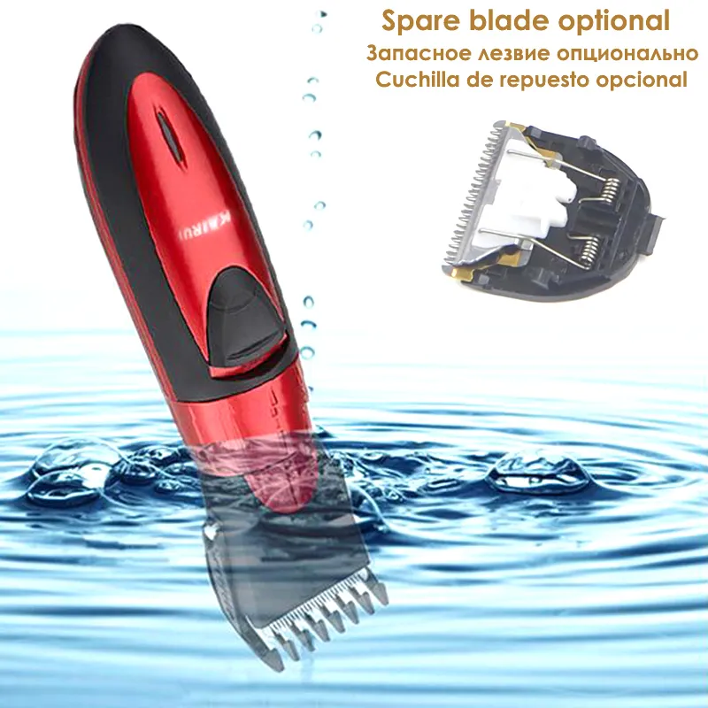 Hårtrimmer Professional Electric Clipper laddningsbar skärmaskin för att klippa skägg trimer vattentät 221110