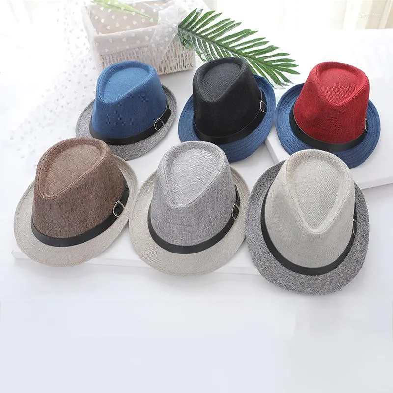 Berets Fedora Sun Hat Women UV Protection 2022 Dress Summer Beach Wide Brim Cowboy Designer Felt Race Day Straw Panama