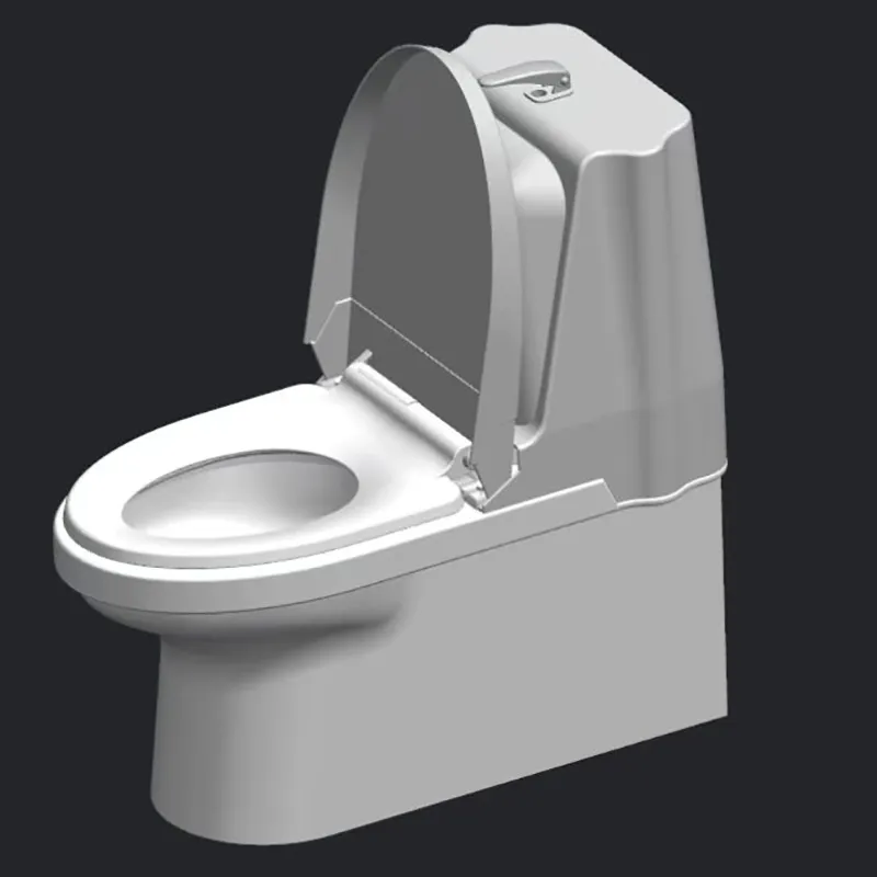 Andere bouwmaterialen 2,7 liter waterbesparend toilet heeft een nationaal uitvindingsoctrooi