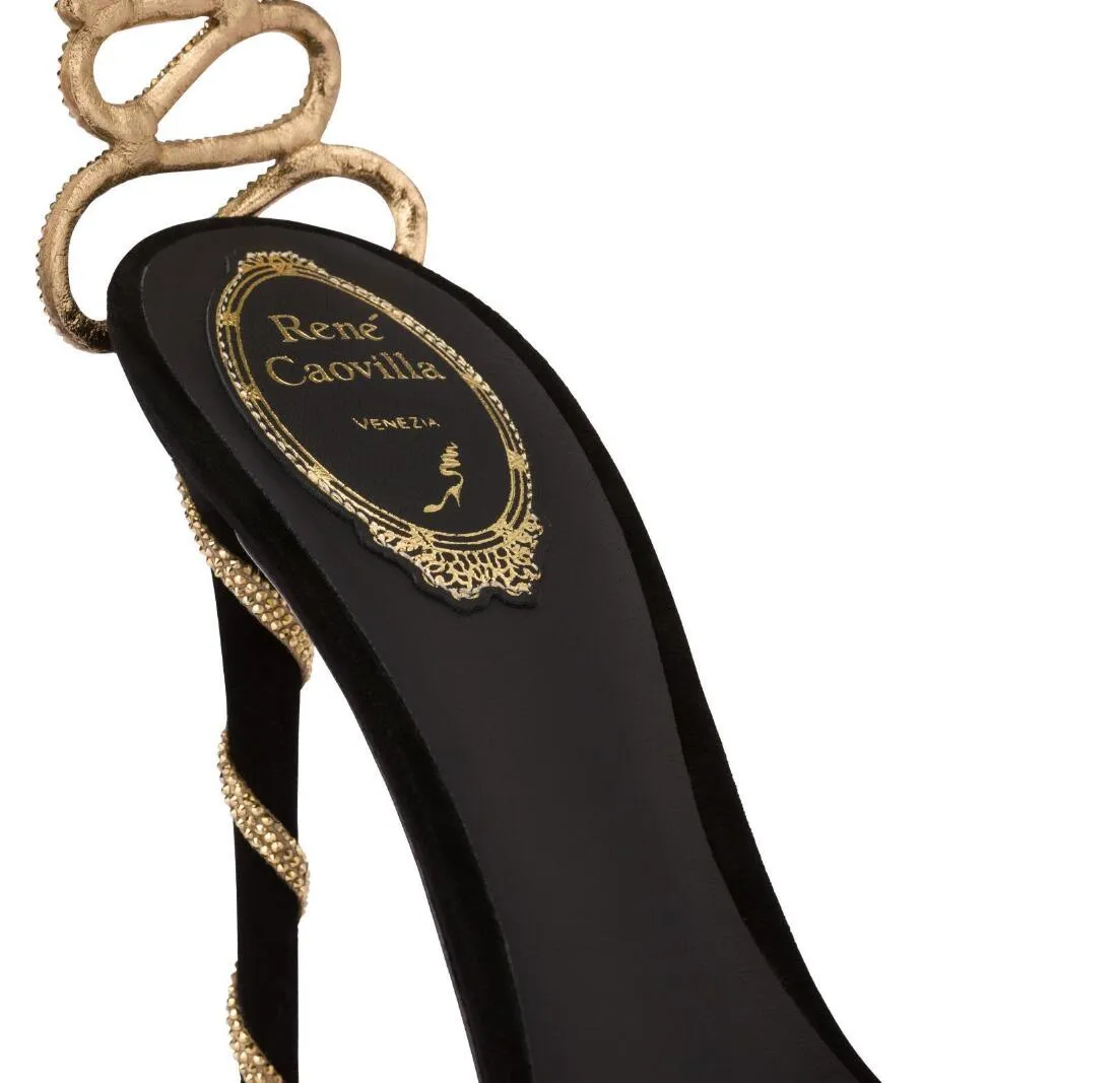 Women s Crystal Snake Wrapped Ankle Strap High Heels Sandals for Party Wedding Dress Gold PVC Platform Stiletto Pumps EU 36 43