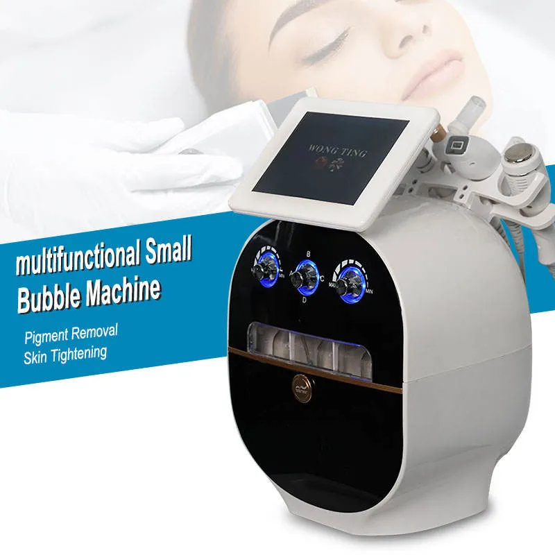 Гидроматическая машина Aqua Peeling Dermabrasion Hydra Machials Machine/H2O2 6 в 1 Грубое прозрачное кислородное распыление гидрофациации