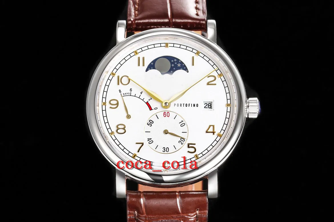 TWA Factory IW516409 Przezroczysty ruch zegarek na nadgarstek mechaniczny automatyczny zegarek mężczyzn -65
