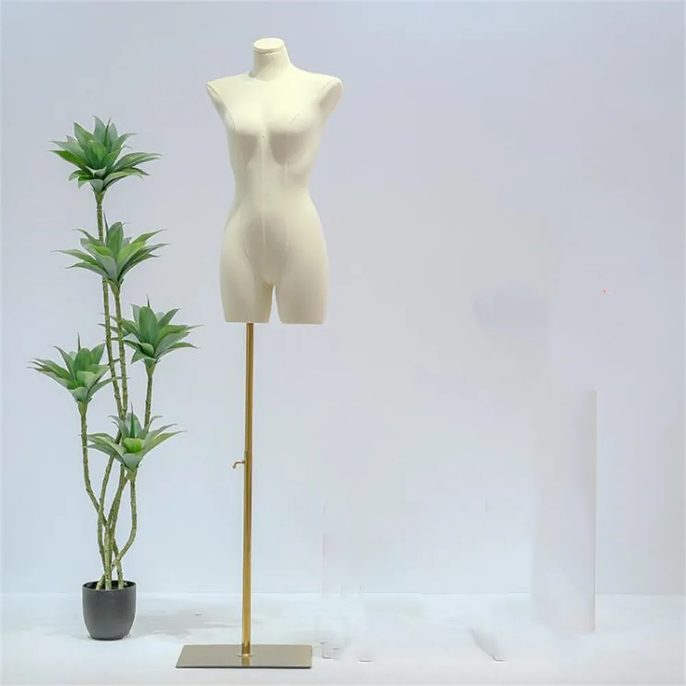 National Standard Plastic Jewelry Hela kvinnliga skyltdockor BH BH -kropp Props Kvinnor Kl￤dbutik Display Stand Sitting Posture Model E021