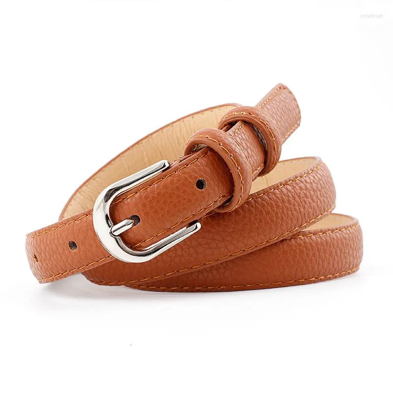 Belts Fashion Women PU Leather Metal Buckle Waist Belt For Woman Waistband