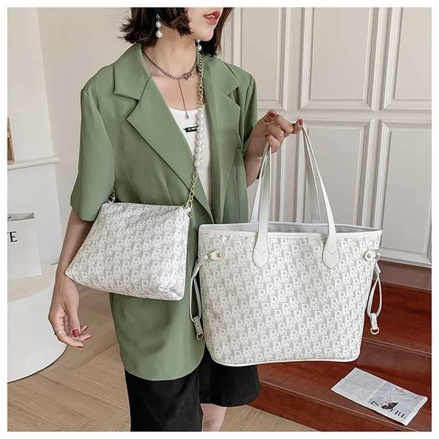 Luxe Designer Grote capaciteit tas vrouwen nieuwe mode canvas shopping sling enkele schouder geborduurde draagbare Tote Bag Outlet SaleO4S8