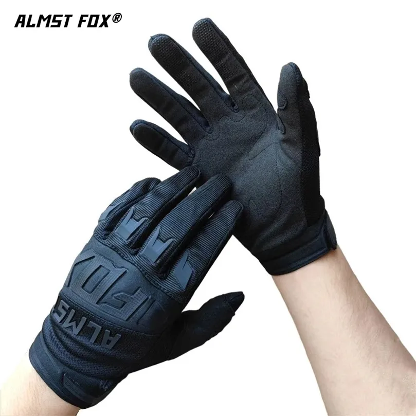 Fem fingrarhandskar Almst Summer Cykel Mens Mountain Road Cykel Motocross Motorcykel Enduro ATV UTV MTB Racing Guantes 221110