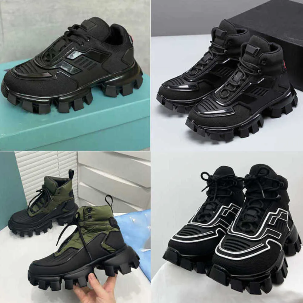 2023 Cloudbust Thunder Sneakers Platform Shoes Runner Trainer Outdoor حذاء متماسكة من النسيج المنخفض Top Light Rubber Cloudbust Thunder Mens Woman New New Colors with Box 338