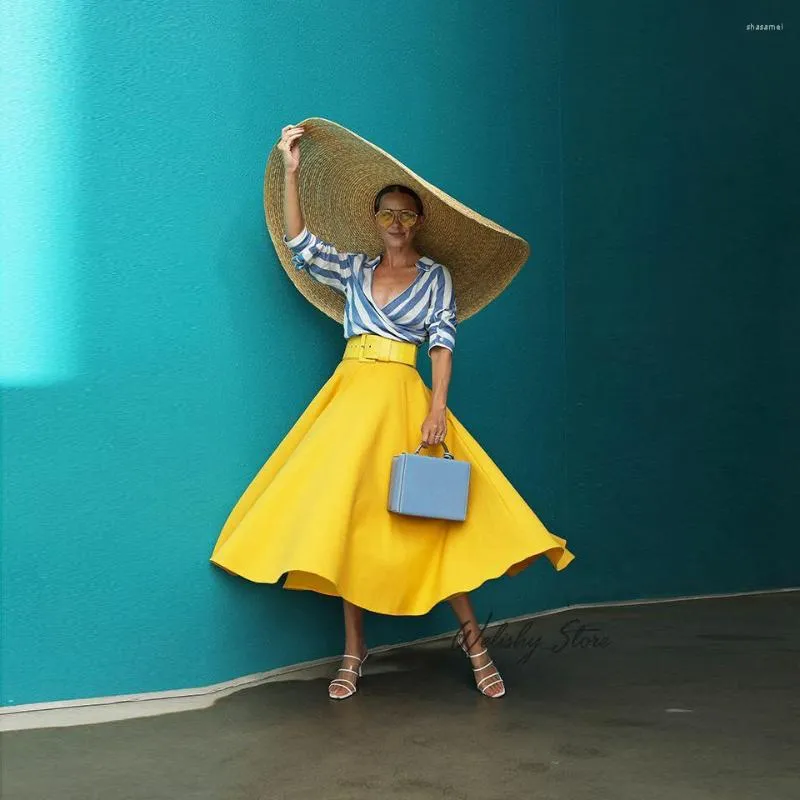 Ankle length on sale a line skirt