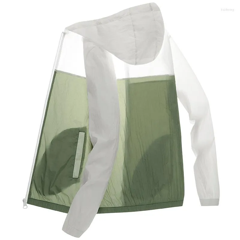남성용 재킷 2022 태양 보호 의류 포켓 퀵 건조 초박형 선생 재킷 윈드 브레이커 사이클링 캠핑 캠핑 통기 가능
