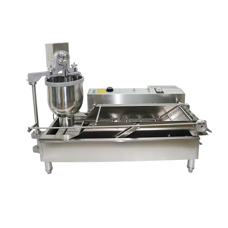Kommerzielle zweireihige automatische elektrische Donut-Herstellungsmaschine für die Lebensmittelverarbeitung
