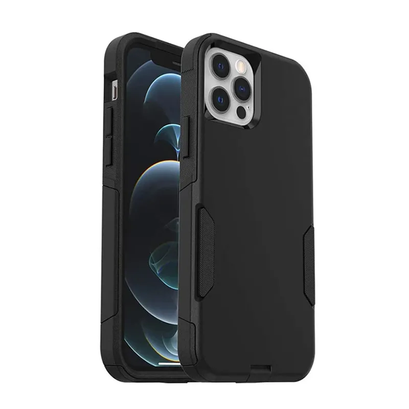 Ochronne obudowy telefoniczne dla iPhone'a xr XS MAX 11PRO 12 13 Pro Max 14 Plus Hard Plastic Ochrona Seria Commuter Seria