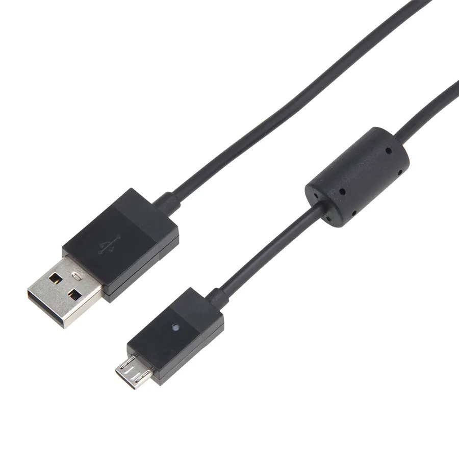 Cabo de carregamento micro USB longo de 2,75 m, fio carregador de linha de dados para cabos de controlador Sony PS4 Xbox One