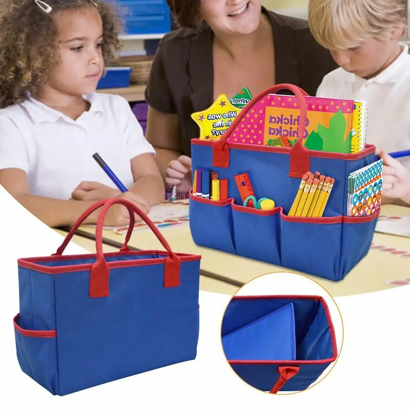 Sacs de rangement Portable grande capacité fourre-tout Durable étudiant sac d'école enseignant papeterie achats respectueux de l'environnement