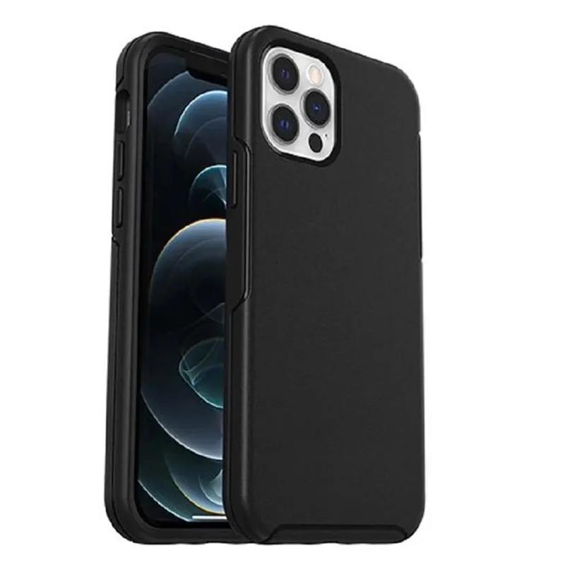 Case de la serie Symmetry para iPhone 11Pro Max 12Mini 13 14Pro XR XS X Luxury Fall Prevention Case de teléfonos con embalaje minorista