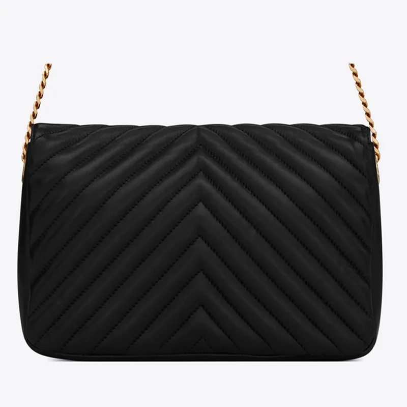 Risparmia alla grande su Borsa A Tracolla A Catena In Pelle Nera Per Donne,  Borsa A Traversa In Stile Vintage Con Tasca Del Telefono Cellulare,