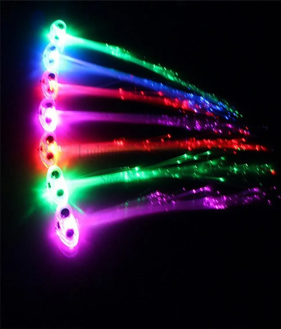 LED Saç Örgü Klipsi Saçkop Çok Molor Led Flash Işık Doğum Günü Neon Dans Kutlama Malzemeleri Cadılar Bayramı Partisi Dansı Christma4043889