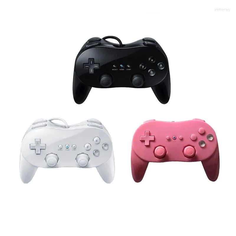 Игровые контроллеры 2022 для Wii Pro Gamepad Classic Wired Controller Gaming Console Console Joypad Joystick