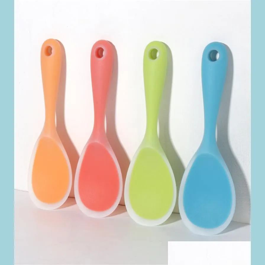 Ложки Sile Rice Scoop Foodgrade Spoon Большой размер ложе