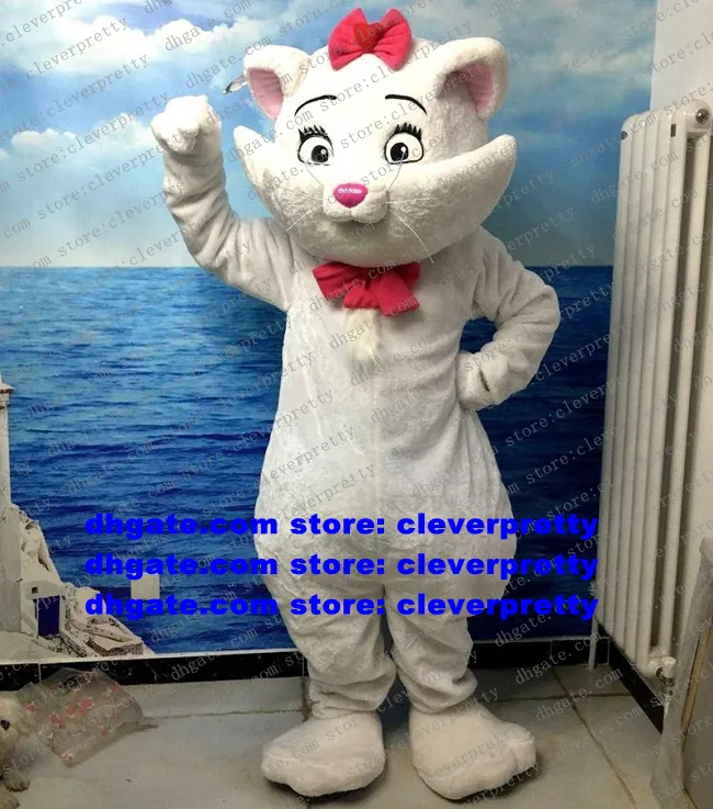 Marie Cat Mary Cat Costume della mascotte Personaggio dei cartoni animati per adulti Vestito completo Puntelli di grandi dimensioni di buone dimensioni per prestazioni zx500