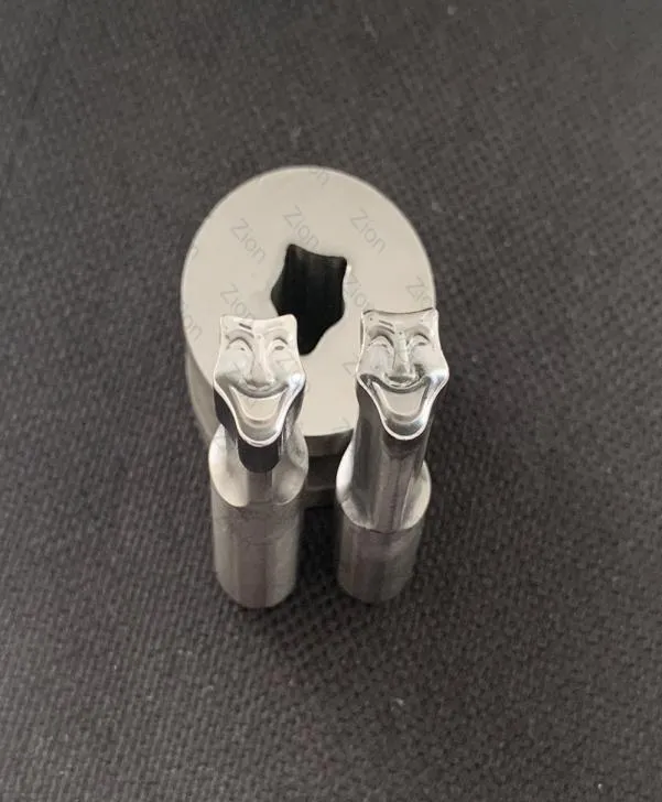 Xingle Machine Tool Parts Smiling Face Press Mold TDP 0 Anpassa Special Shaped Candy Making Mold Stamp 5T Single Punch and Die 3840687