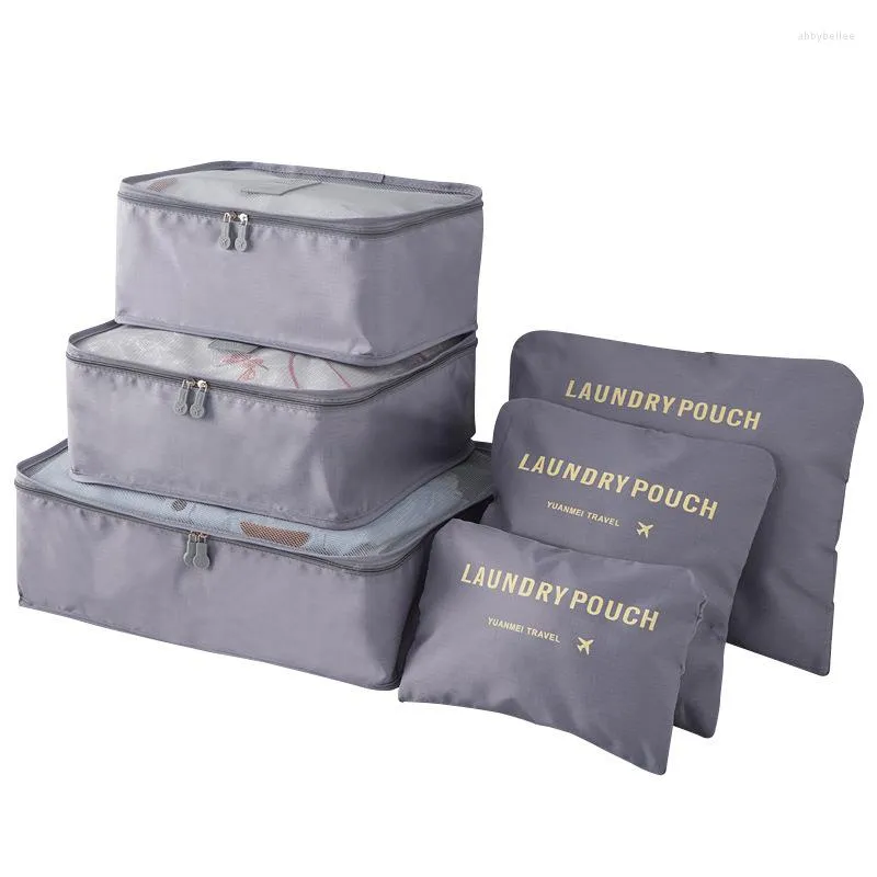Storage Bags Travel Bag Suitcase Finishing Clothes Underwear Sub-packaging Cosmetic Moisture-proof Suit Wash