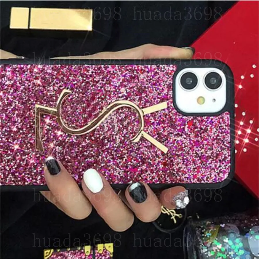 Étuis de téléphone Glitter Designer S pour iPhone 15 14 15Pro 15Promax 14Pro 13 Pro Max 14Plus 12 11 XR X/Xs 7 8 Plus Designers Bling Sparkling Strass Diamond max s parkling