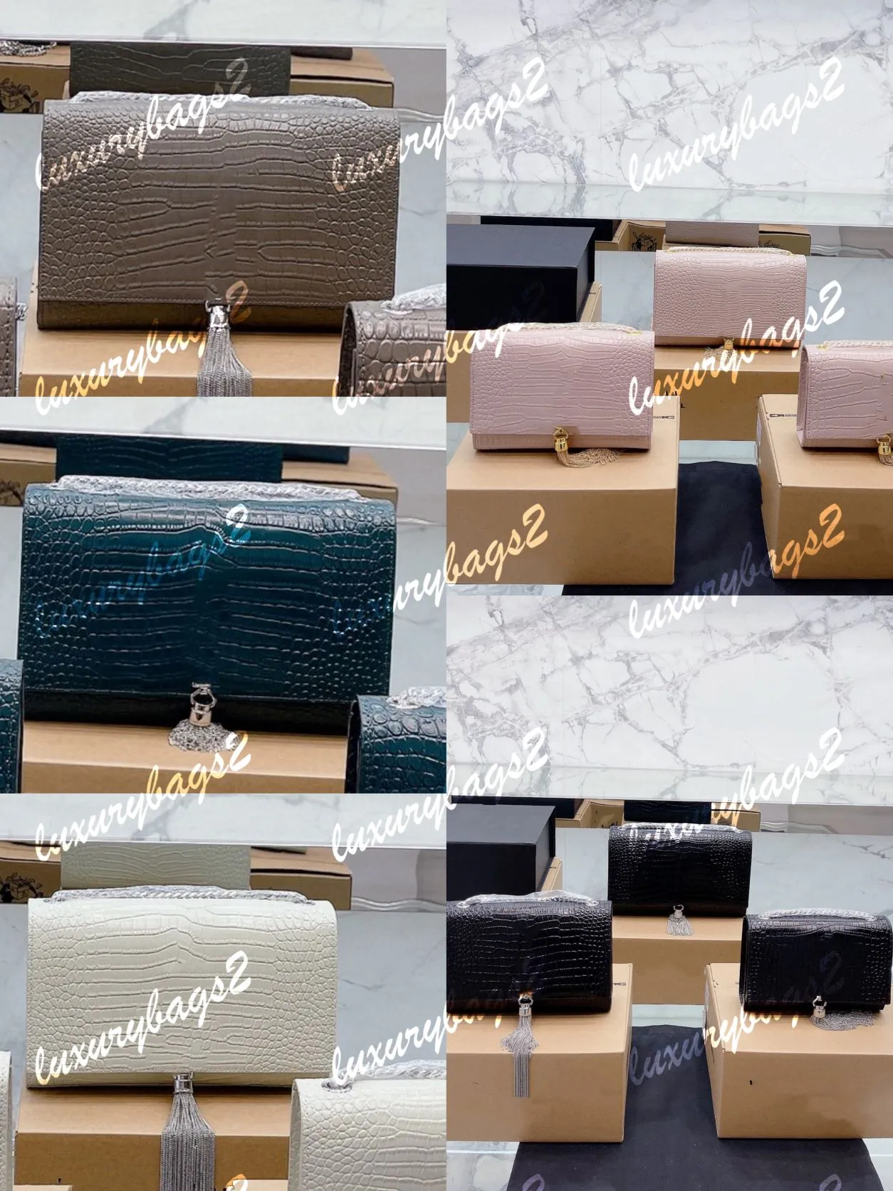 Chain bag designer bags 5 Colors Flannel crossbody Genuine Leather purses Handbag the tote bag
