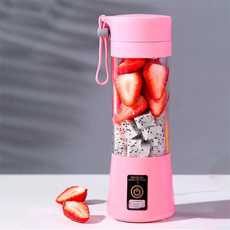 New Portable Electric Vegetable Tools Juicer USB Rechargeable Handheld Smoothie Blender Fruit Mixers Milkshake Maker Machine Food Grade Material