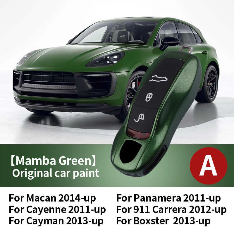 KUNIO Custodia Portachiavi In ABS Per Chiavi Porsche (Macan, Panamera, 911, Boxster, Cayenne, Cayman), 3 Tasti, Colore Bianco, Con Portachiavi E Cacciavite Incluso.