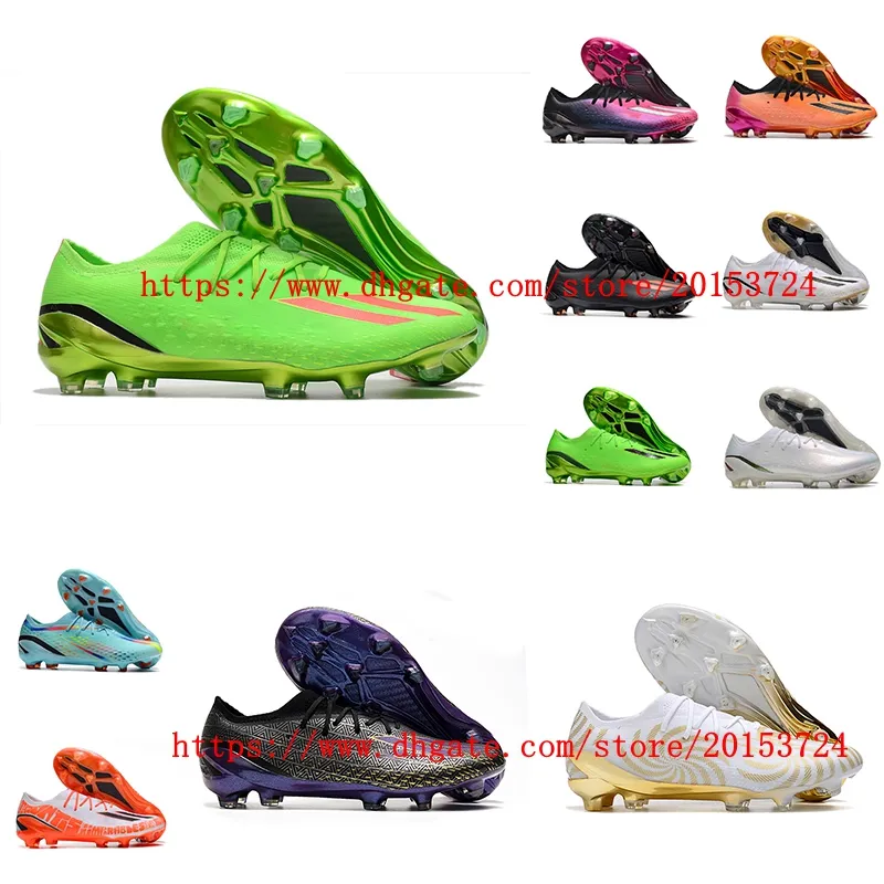 x Speedportal.1 FG Mens 축구 신발 클리트 축구 부츠 야외 Scarpe Da Calcio Black