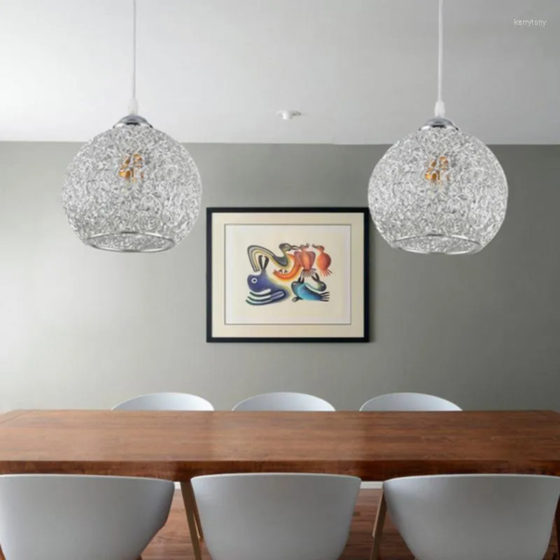 Chandeliers Wrought Iron Chandelier Indoor Lighting Loft Glass Luxury Transparent Lampshade Modern Home Decor Luminarias