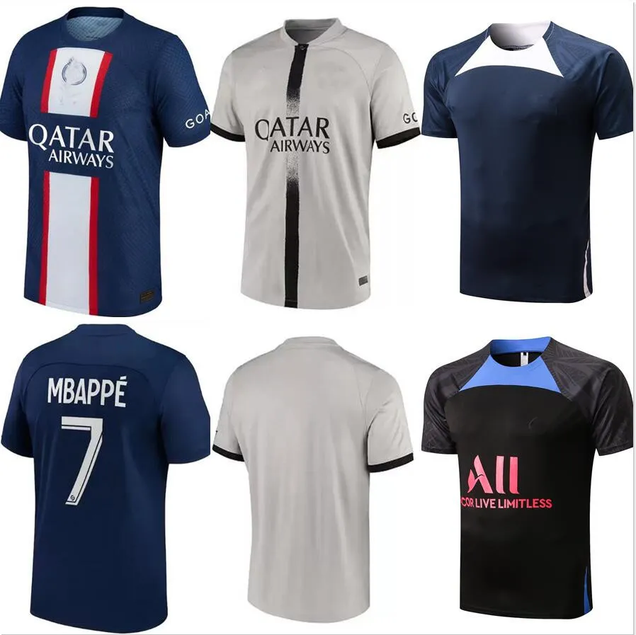 2022 2023 Maillot MBAPPE NEYMAR koszulki 22 23 SERGIO RAMOS koszulki piłkarskie mężczyźni zestaw dla dzieci HAKIMI L PAREDES MARQUINHOS VERRATTI jersey koszulki piłkarskie