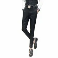 men's Suits & Blazers 2022 Autumn Suit Pants Men High Quality Trousers Mens Slim Suitable 28-35 Size g26t#