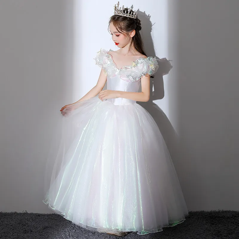cinderella fashions pageant dresses Little Girls Dresses Cinderella Princess Pageant Ball Gowns Kids Tulle Flower Girls Dresses Princess Dresses, Royal Blue / 12 main image 0