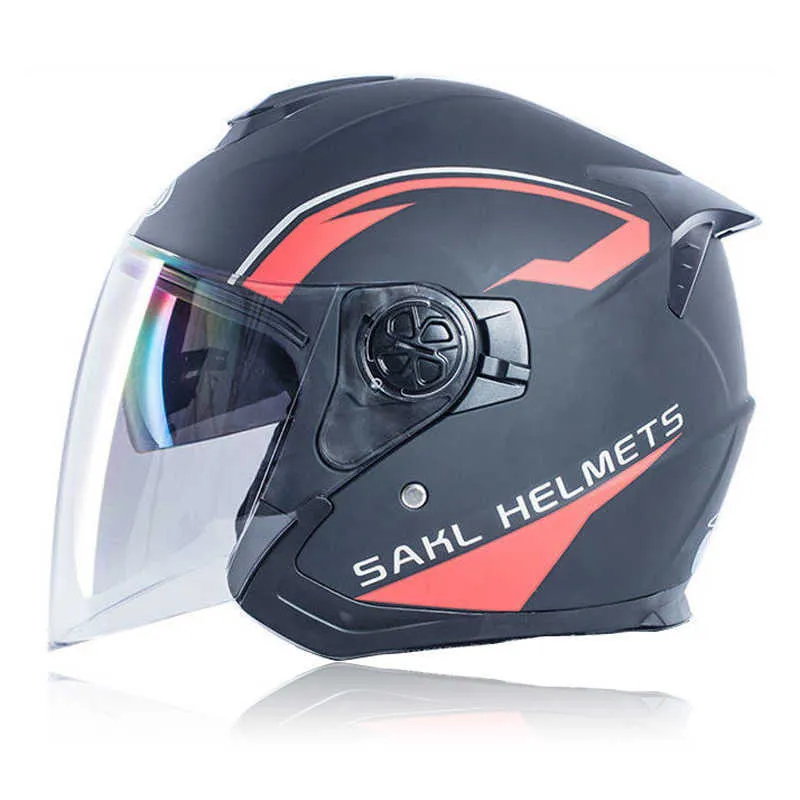 Cycling helmen modulaire motorfiets helm flip slijtage dubbele lens anti mist vizier vier seizoenen open dubbele lens dames zomer t221107